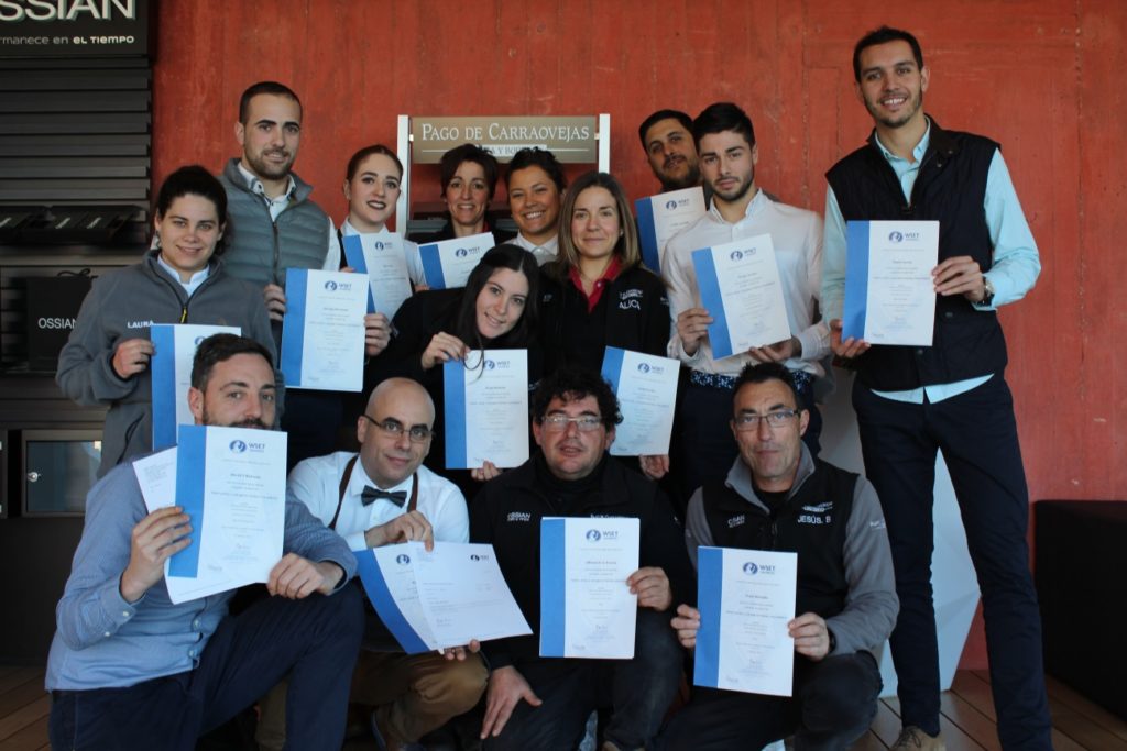 Recogida de diplomas WSET