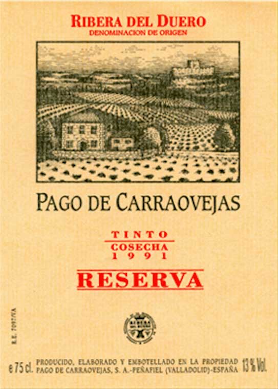 Etiqueta Reserva 1991
